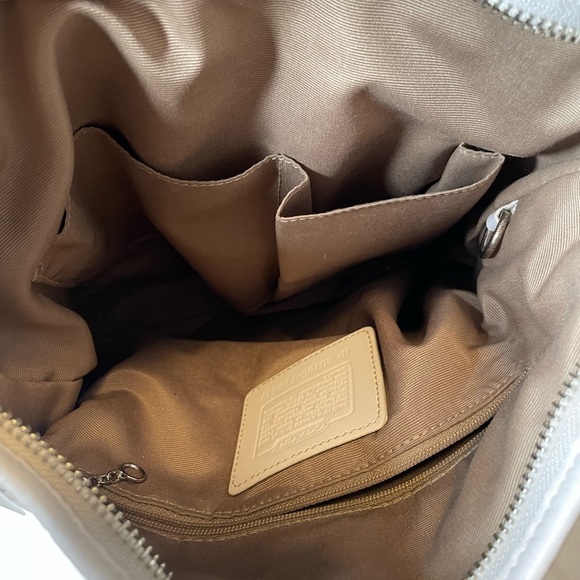 VTG COACH Signature Convertible Shoulder Crossbody Slim Bag Purse F10417 Jaquard - Picture 9 of 16